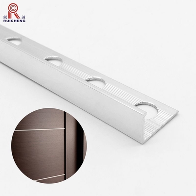 Mill Finished Metal Edging For Ceramic Tile 0.9m Length ODM Available